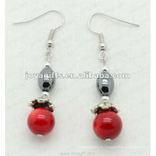 Fashion Hematite Riz Beads Earring